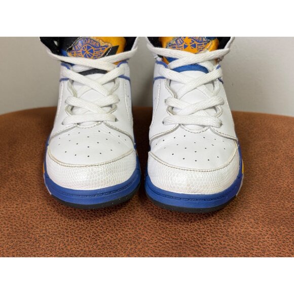 JORDAN KIDS Sixty Plus Retro (TD) Laney Blue white 365165-171 Sz 9C Infant Child - Picture 2 of 10